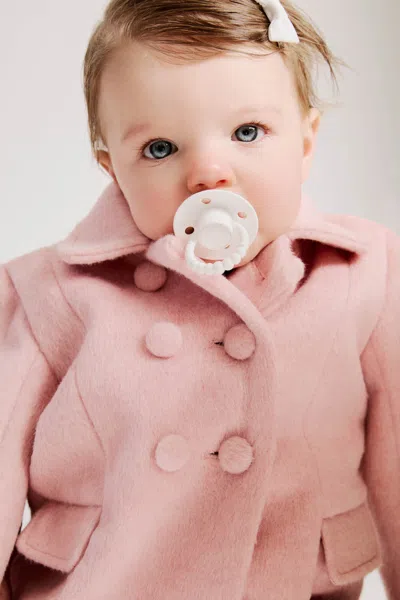 Bardot Junior Kids' Baby Leah Wool Coat In Pink