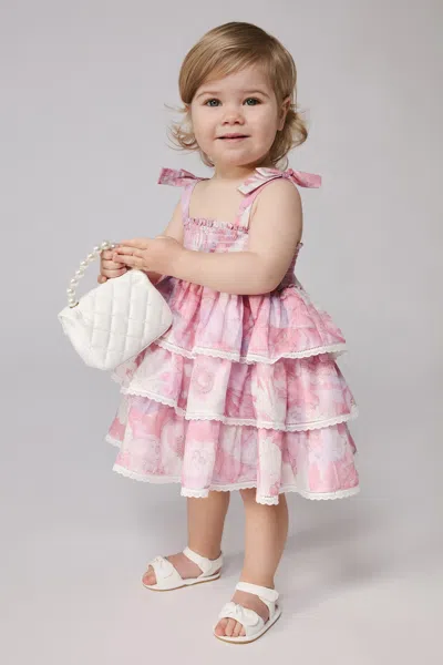 Bardot Junior Kids' Baby Lexie Tiered Dress In Pink