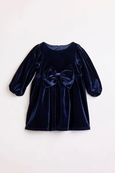 BARDOT JUNIOR BABY LINDSEY VELOUR MINI DRESS