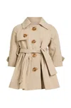 Bardot Junior Baby Lucia Classic Trench In Tan