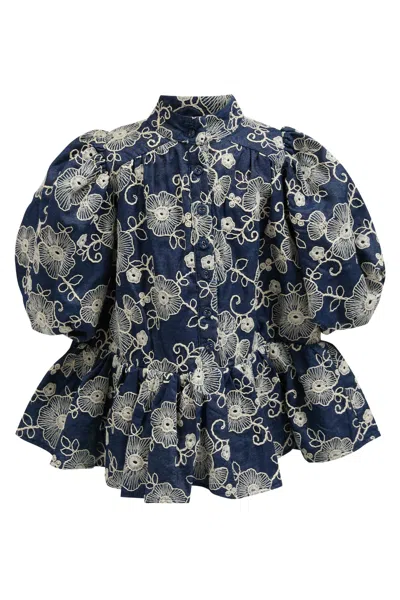Bardot Junior Kids' Baby Macey Mini Shirt Dress In Dark Denim