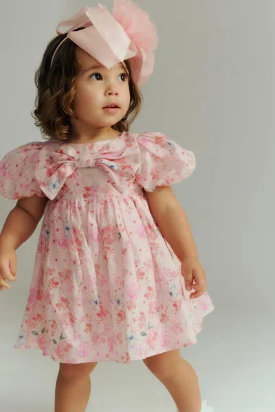 Bardot Junior Baby Mercer Floral Mini Dress In Brown