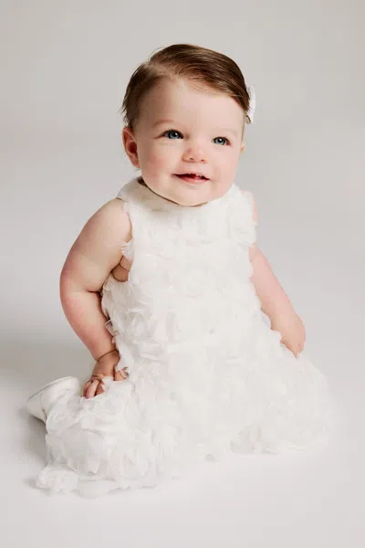Bardot Junior Baby Pia Rosette Dress In White