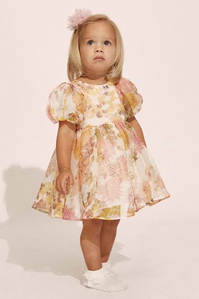 Bardot Junior Baby Sylvie Mini Dress In Yellow Flr