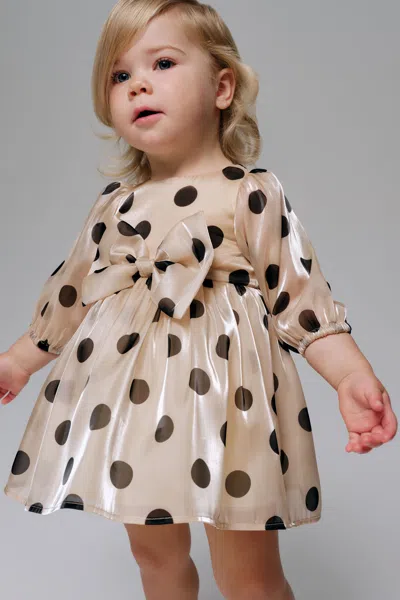 Bardot Junior Baby Wednesday Organza Spot Dress In Multi