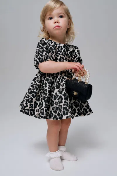 Bardot Junior Baby Zayla Leopard Dress In Black