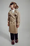 Bardot Junior Boys Mason Classic Trench In Beige