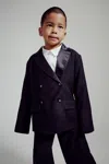 Bardot Junior Boys Timotee Double Breasted Blazer In Black