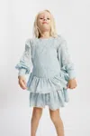 Bardot Junior Camille Mini Dress In Washed Blu