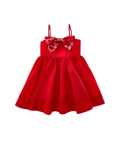 Bardot Junior Chloe Mini Bow Dress In Red