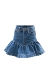 Bardot Junior Coco Denim Mini Skirt In Blue