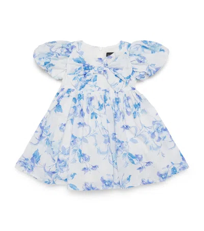 Bardot Junior Kids'  Cotton Floral Zofia Dress In Blue
