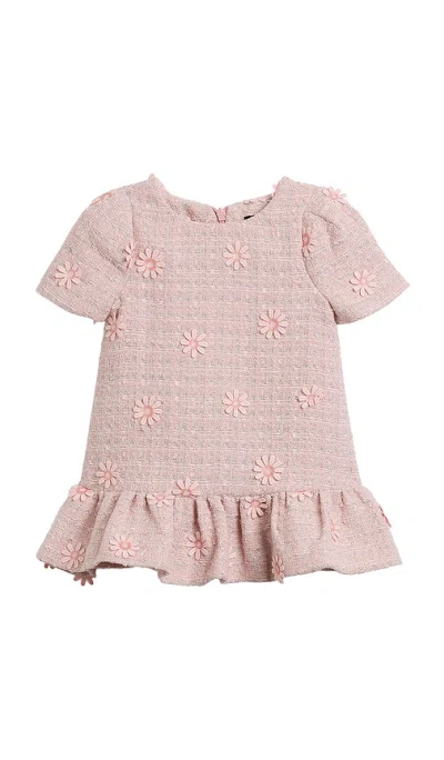 Bardot Junior Esra Daisy Boucle Dress In Pink