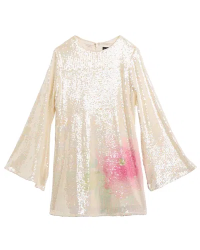 Bardot Kids' Junior Flora Sequin Dress In Neutral