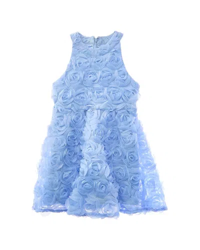 Bardot Junior Florette Mini Halter Dress In Blue