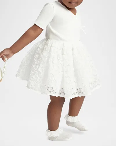 Bardot Junior Kids' Girl's Andi Rosette A-line Dress In White