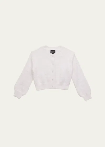 Bardot Junior Kids' Girl's Bell Sleeve Cardigan In Ivory
