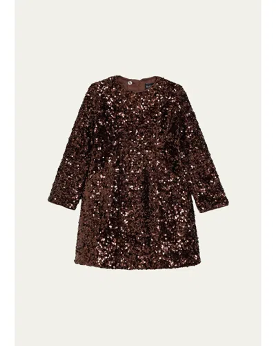 Bardot Junior Kids' Girl's Juniper Sequin Mini Dress In Multi