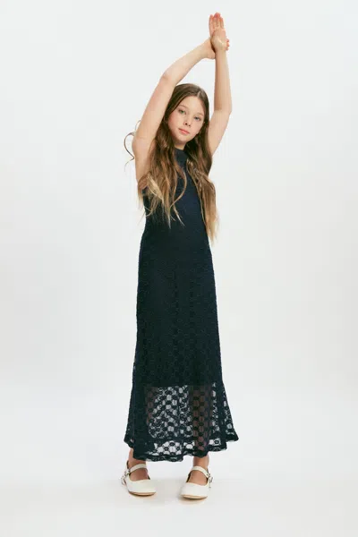 Bardot Junior Kids' Girls Alice Midi Dress In Navy