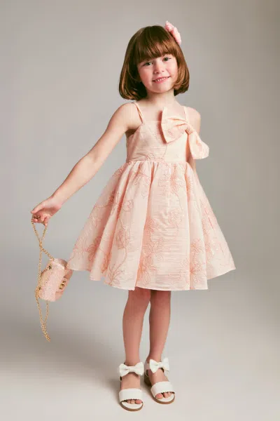 Bardot Junior Kids' Girls Amelia Embroidered Dress In Pink