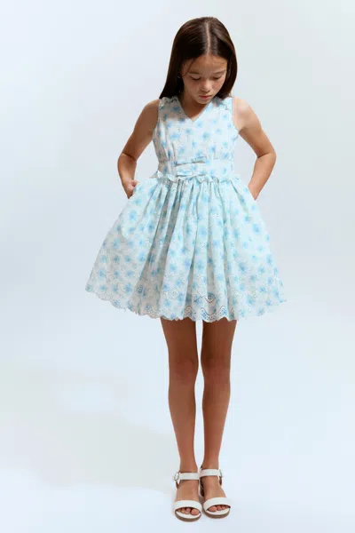 Bardot Junior Kids' Girls Annie Floral Mini Dress In Blue
