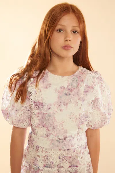 Bardot Junior Kids' Girls Annika Mini Dress In Lilac Lily