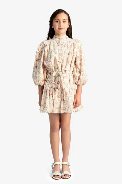 Bardot Junior Kids' Girls Asha Mini Shirt Dress In Neutral