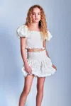 Bardot Junior Girls Ashlyn Broderie Top In White