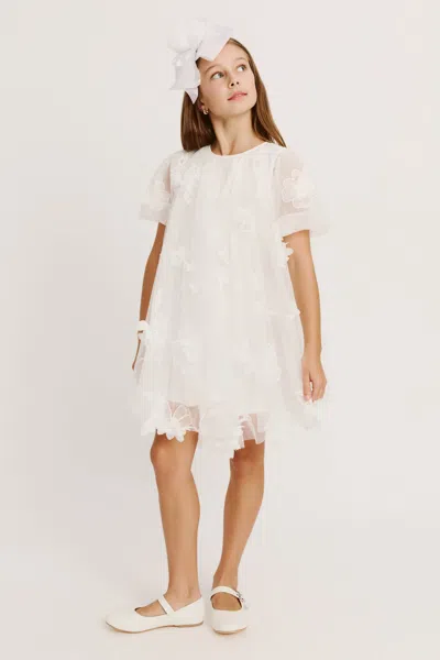 Bardot Junior Kids' Girls Aya Mini Dress In White