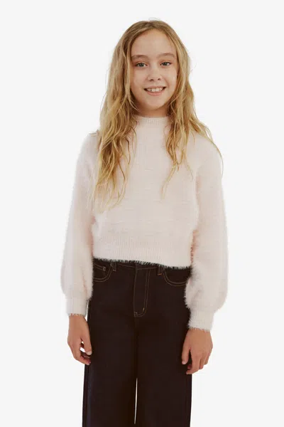 Bardot Junior Kids' Girls Bell Sleeve Knit In Peach