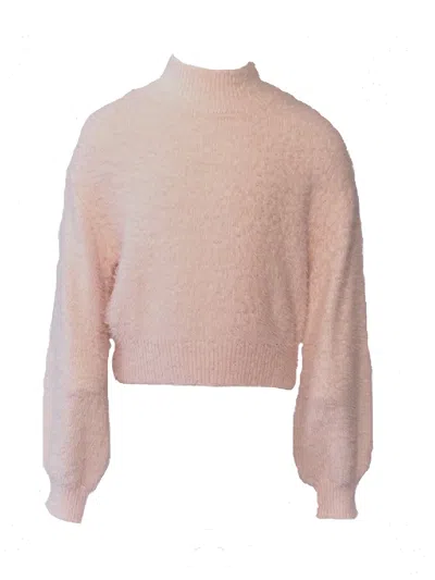 Bardot Junior Kids' Girls Bell Sleeve Knit In Soft Pink