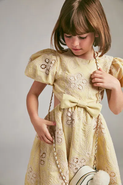 Bardot Junior Kids' Girls Bella Stripe Mini Dress In Brown