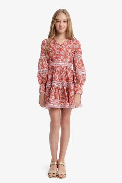 Bardot Junior Kids' Girls Carminia Printed Mini Dress In Pink