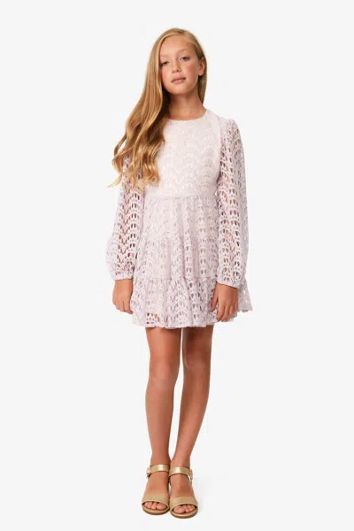 Bardot Junior Kids' Girls Ella Lace Dress In Dusty Pink