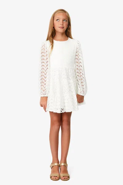 Bardot Junior Kids' Girls Ella Lace Dress In Ivory