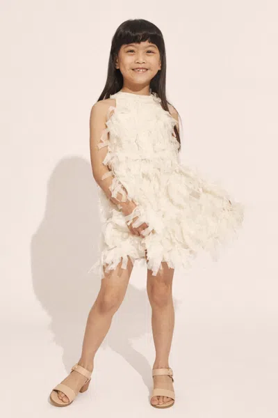 Bardot Junior Kids' Girls Elle Mini Halter Dress In Ivory