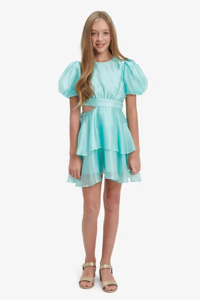Bardot Junior Kids' Girls Enya Organza Mini Dress In Minty