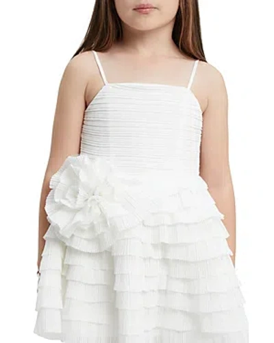 Bardot Junior Girls' Ginger Plisse Dress - Little Kid, Big Kid In Orchid White