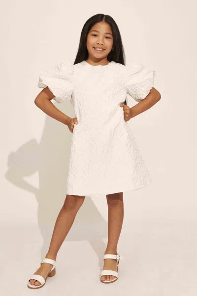 Bardot Junior Kids' Girls Giselle Mini Dress In Ivory