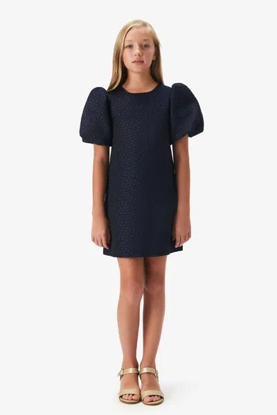 Bardot Junior Kids' Girls Giselle Mini Dress In Navy