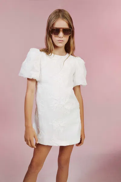 Bardot Junior Kids' Girls Giselle Mini Dress In Orchid Wht