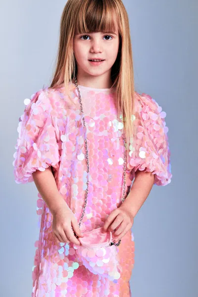 Bardot Junior Kids' Girls Giselle Sequin Dress In Pink