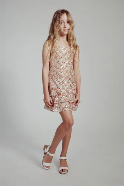 Bardot Junior Junior Girls' Hannah Sequin Dress - Little Kid, Big Kid In Multi Seqn