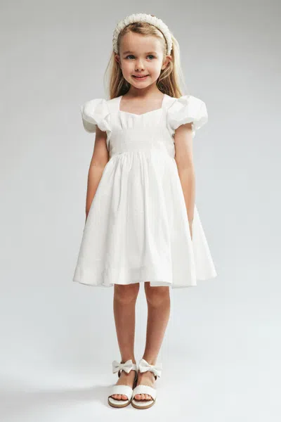Bardot Junior Kids' Girls Harriet Taffeta Dress In Orchid Wht