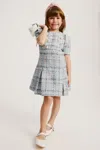Bardot Junior Girls Ines Boucle Dress In Blue