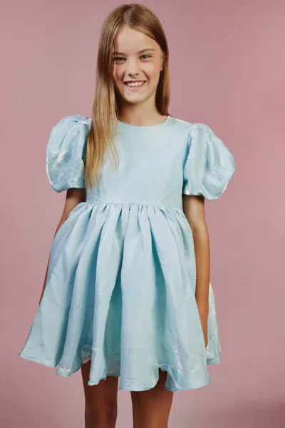 Bardot Junior Kids' Girls Juliet Mini Dress In Bijou Blue