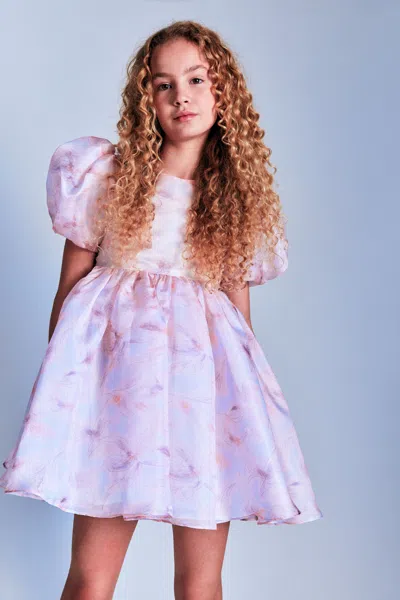 Bardot Junior Kids' Girls Juliet Organza Mini Dress In Pink