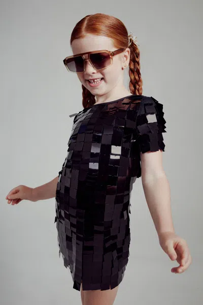 Bardot Junior Kids' Girls Katana Sequin Dress In Black