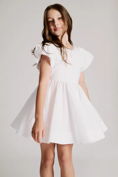 Bardot Junior Kids' Girls Lanai Poplin Dress In Orchid Wht