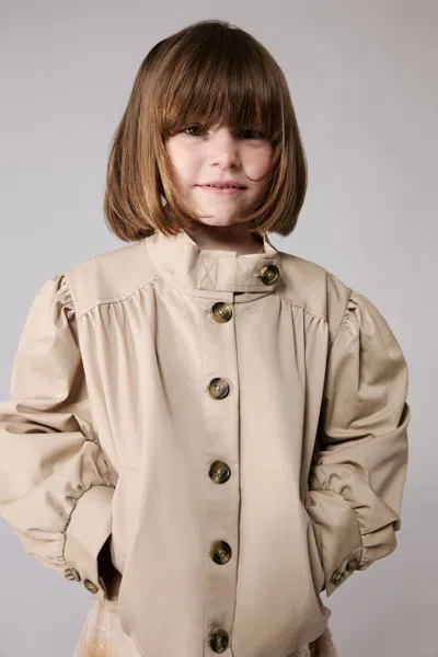 Bardot Junior Kids' Girls Leon Jacket In Nude